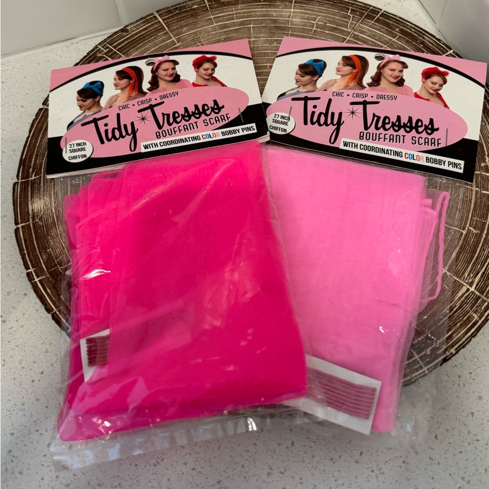 Tidy Tresses Bouffant Scarf Set